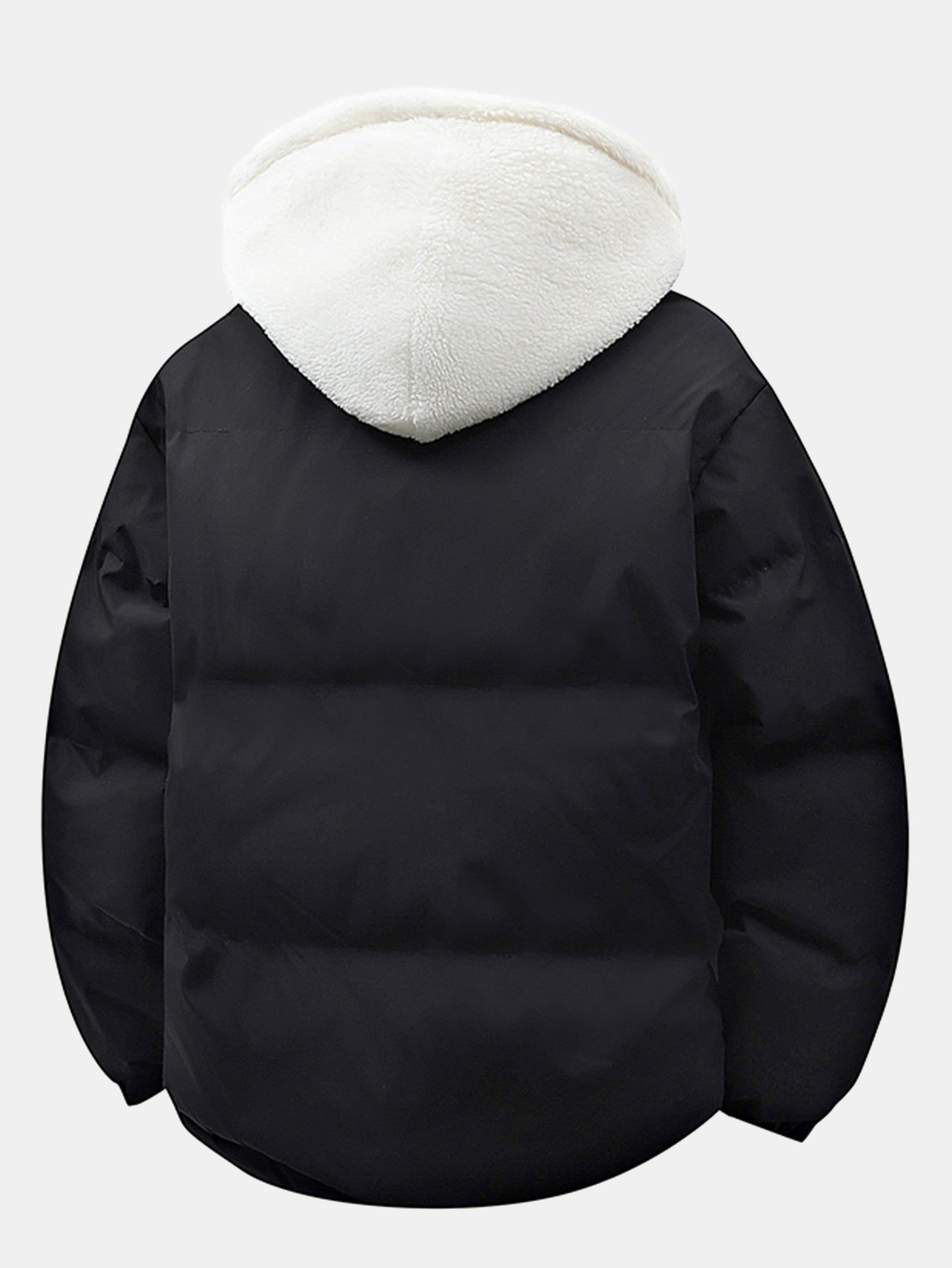2 In 1 Teddy Hooded Puffer Coat