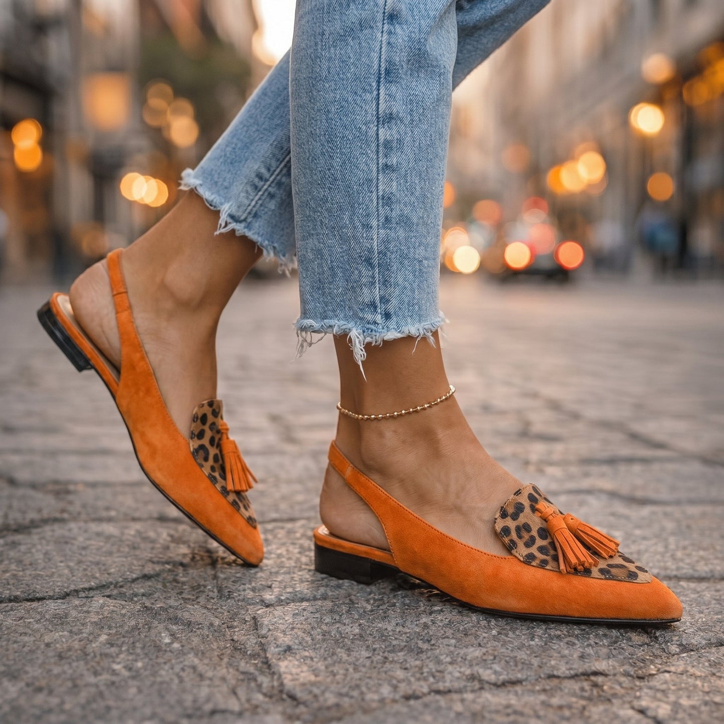 ELIZA TASSEL STRAP SANDALS