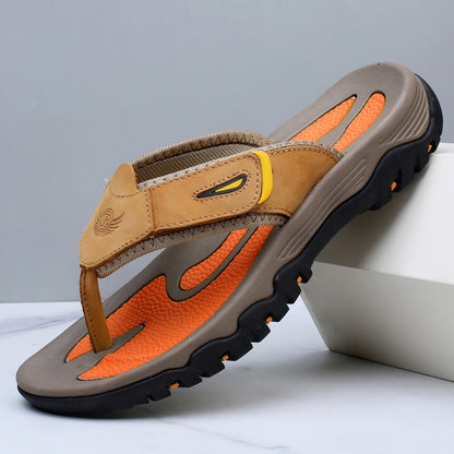 ALASTAIR LEATHER SANDALS