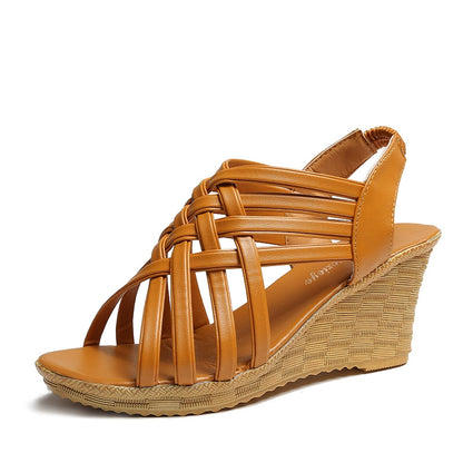 MILA PLATFORM WEDGE SANDALS