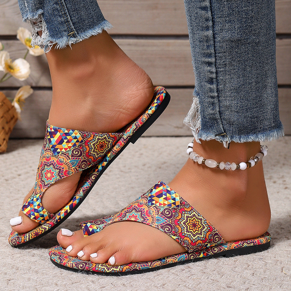SAVANNAH BOHO BEACH SLIPPERS