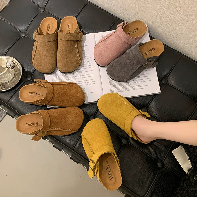 LUTRIO – PREMIUM SUEDE CONTOURED CLOGS