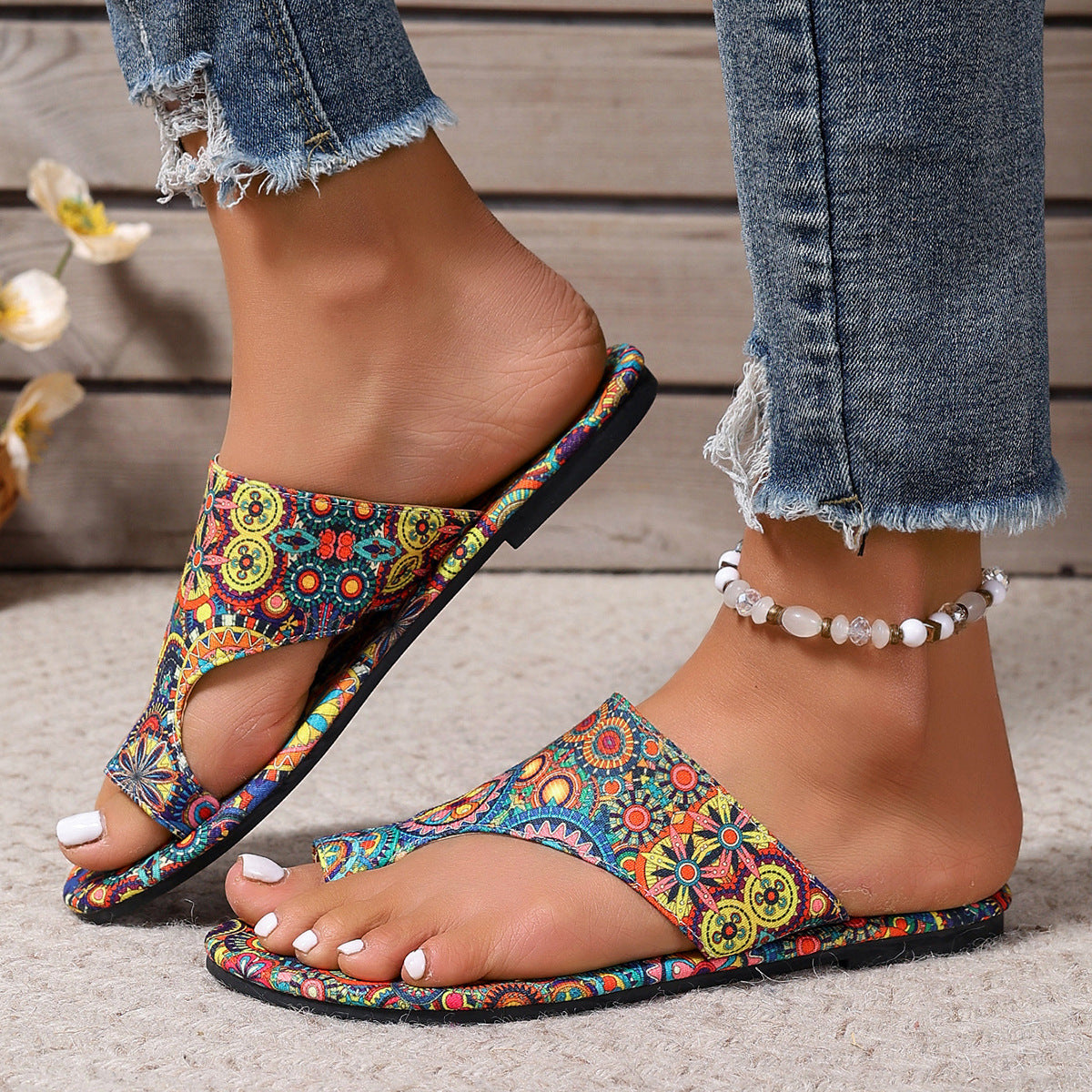 SAVANNAH BOHO BEACH SLIPPERS
