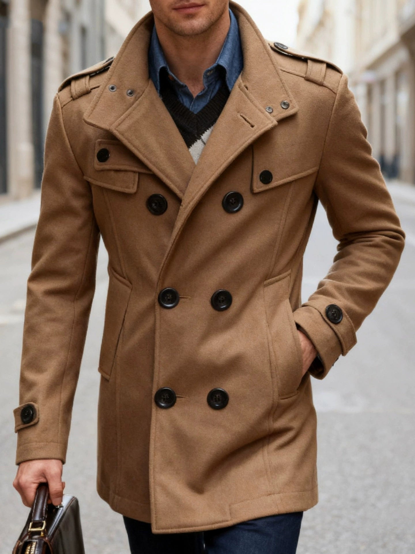 VALERON WOOL OVERCOAT