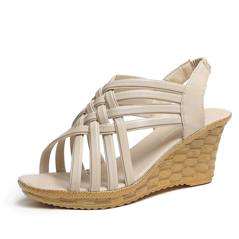 MILA PLATFORM WEDGE SANDALS