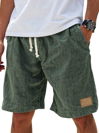 HUDSON LINEN DRAWSTRING SHORTS