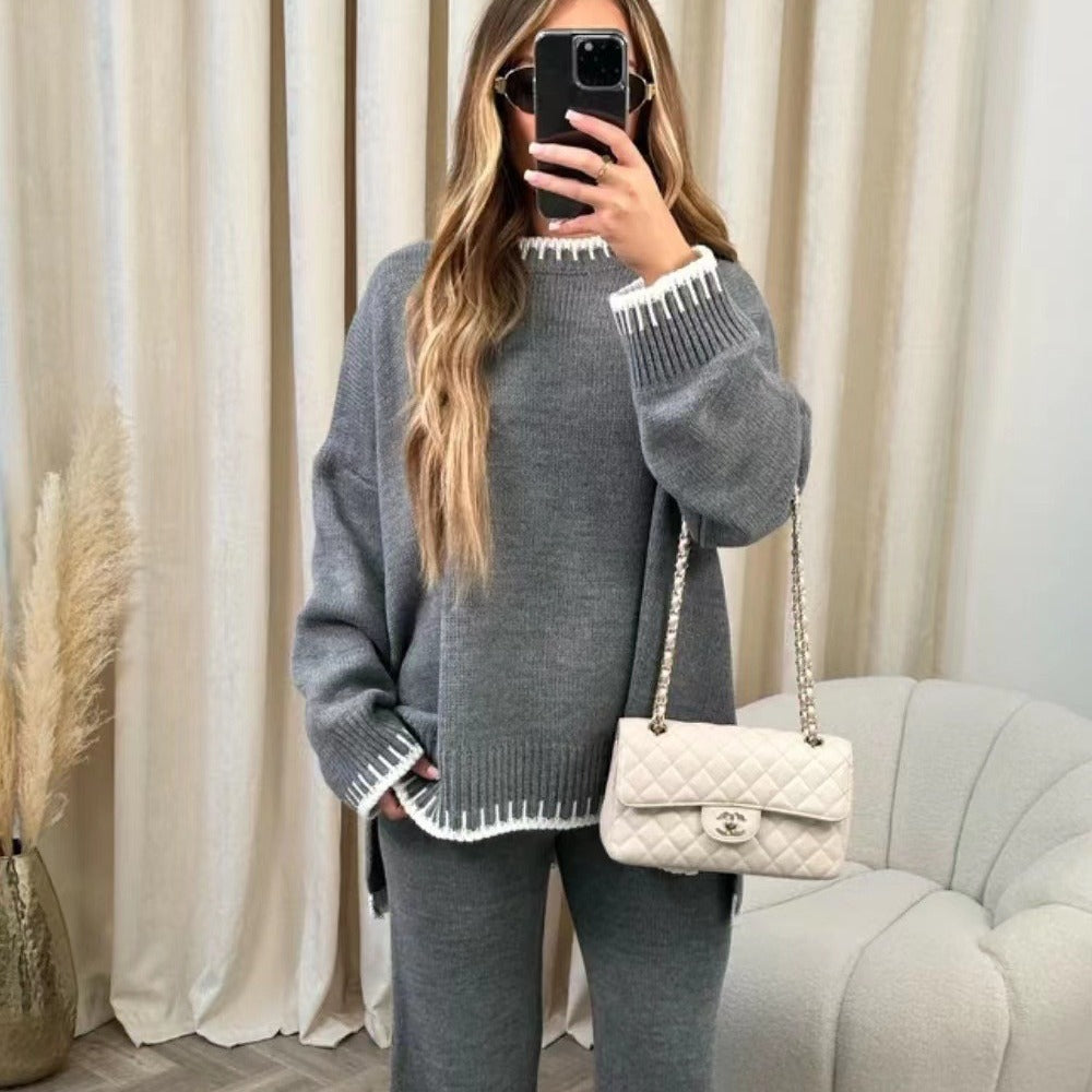 Knitted Two-piece Set