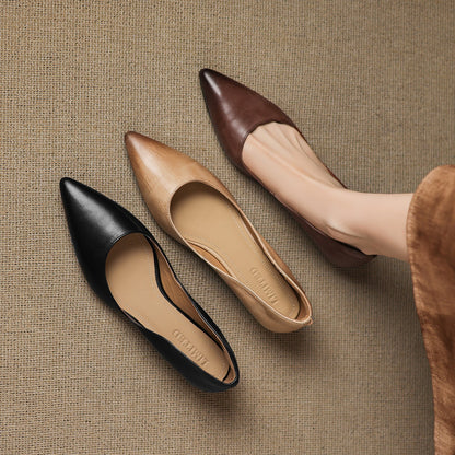 Arla Leather Flats