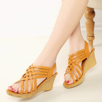 MILA PLATFORM WEDGE SANDALS