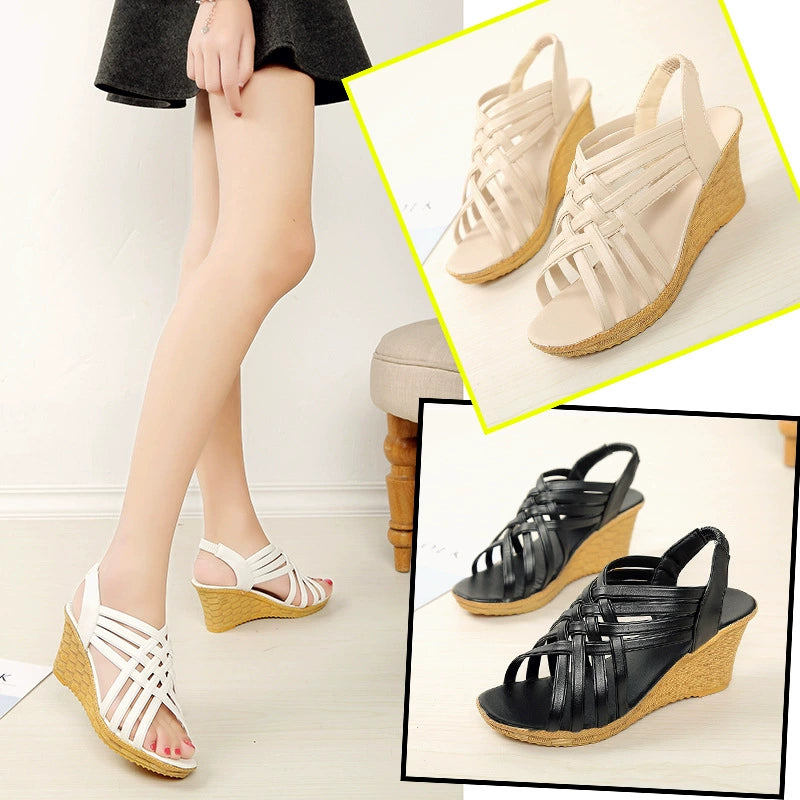 MILA PLATFORM WEDGE SANDALS