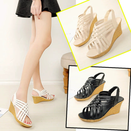 MILA PLATFORM WEDGE SANDALS