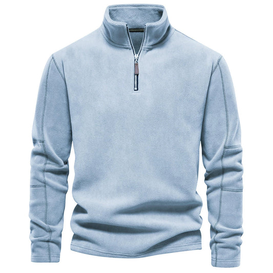 Half-Zip Sweatshirt – Fleece Long Sleeve