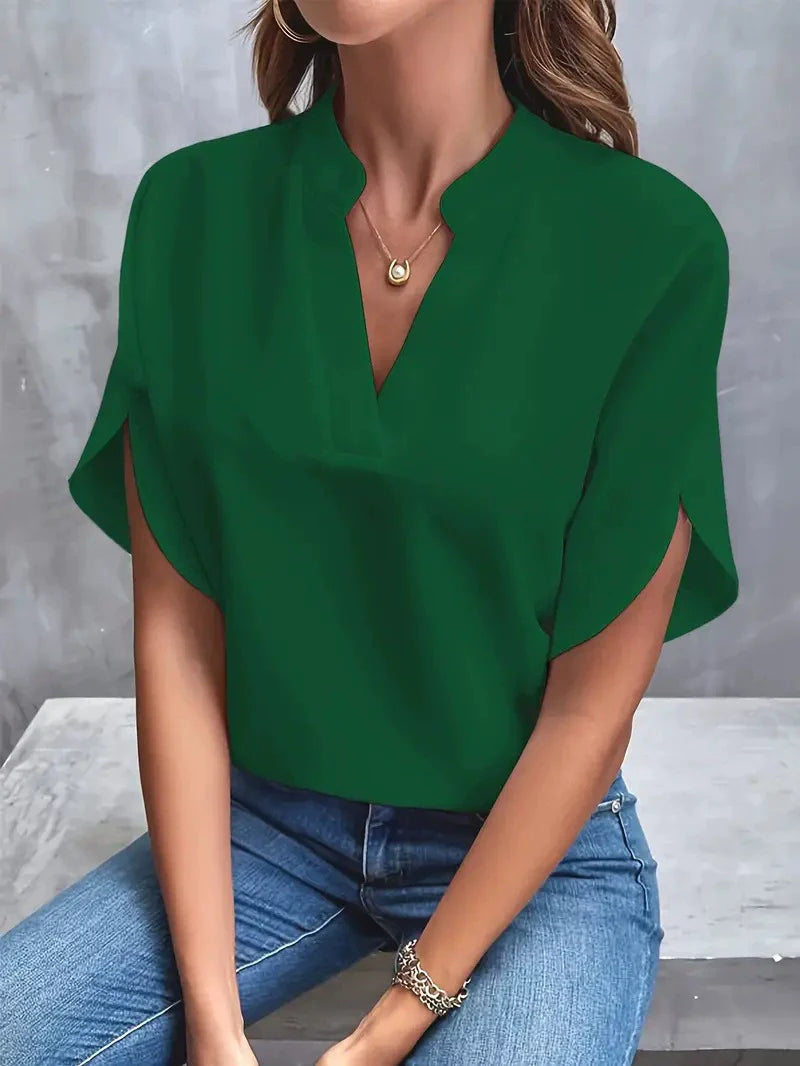 Maya - Flowy Elegant Collar Shirt