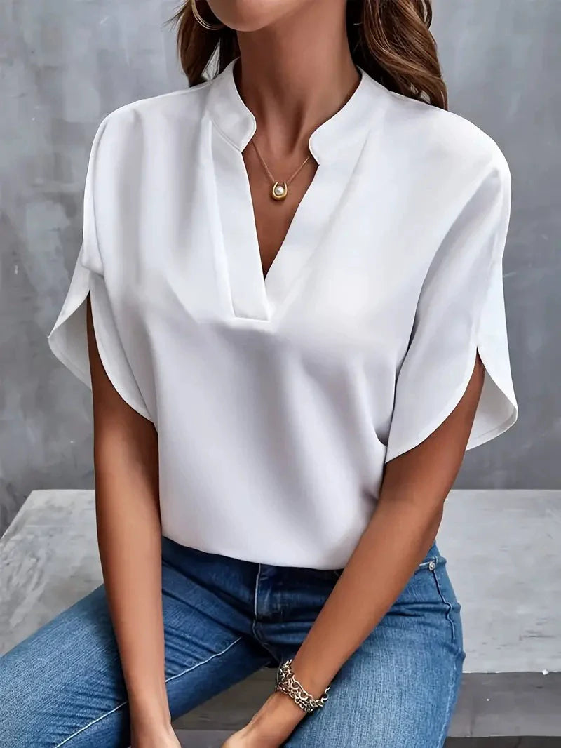 Maya - Flowy Elegant Collar Shirt