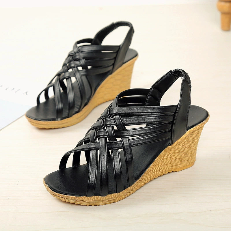 MILA PLATFORM WEDGE SANDALS