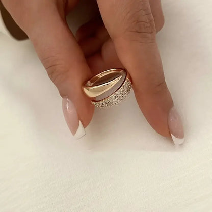 AURORA SPARKLING STONE RING
