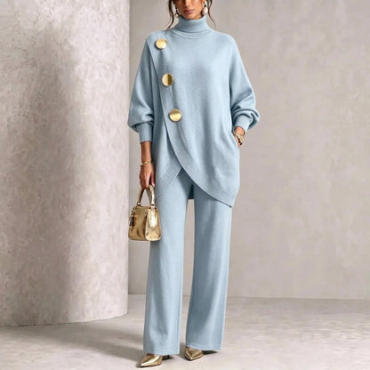Women's Elegant Two-Piece Knit Set