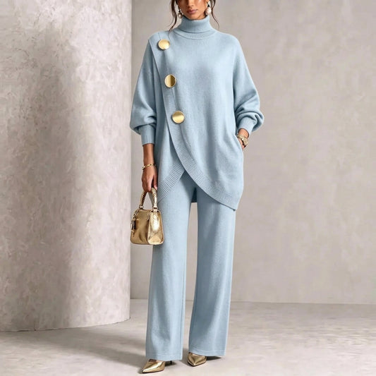 Women's Elegant Two-Piece Knit Set