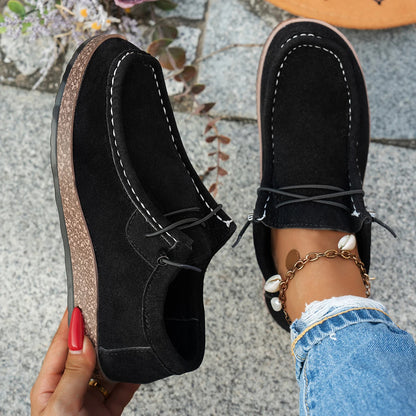 Elodie Retro Canvas Flats for Sensitive Feet