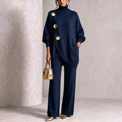 Women's Elegant Two-Piece Knit Set