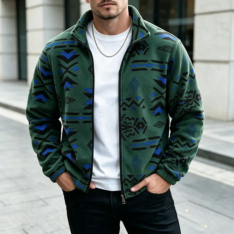 Knox Pattern Zip Jacket
