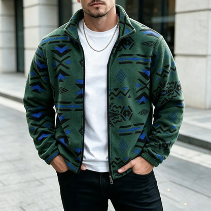 Knox Pattern Zip Jacket