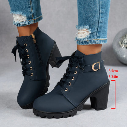Sienna Lace-Up Boots