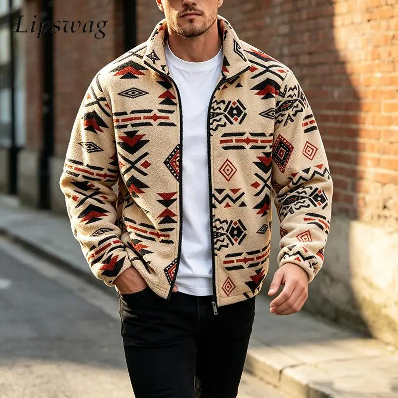 Knox Pattern Zip Jacket