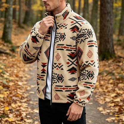Knox Pattern Zip Jacket