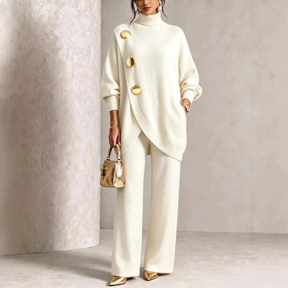 Women's Elegant Two-Piece Knit Set