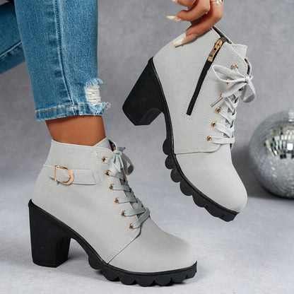 Sienna Lace-Up Boots