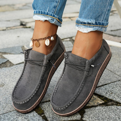 Elodie Retro Canvas Flats for Sensitive Feet