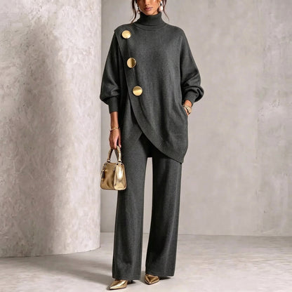 Women's Elegant Two-Piece Knit Set