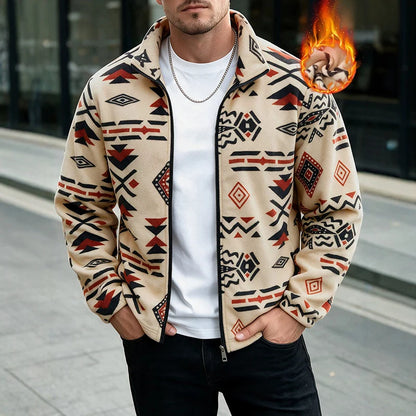 Knox Pattern Zip Jacket