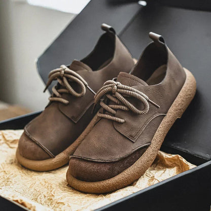 Aurex Leather Trainers