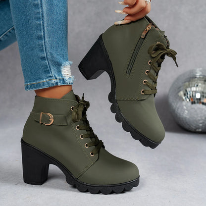 Sienna Lace-Up Boots