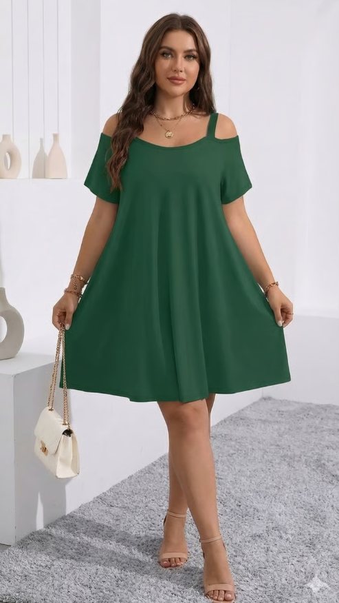 Marivelle Swing Cold‑Shoulder