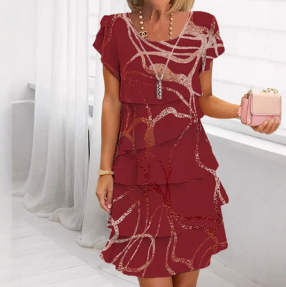 Elara Ruffle Dress