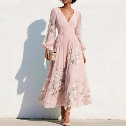 LUMIRA FLORAL MIDI DRESS
