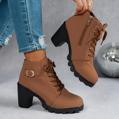 Sienna Lace-Up Boots