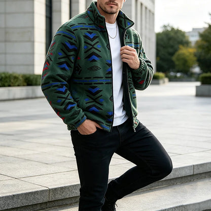 Knox Pattern Zip Jacket