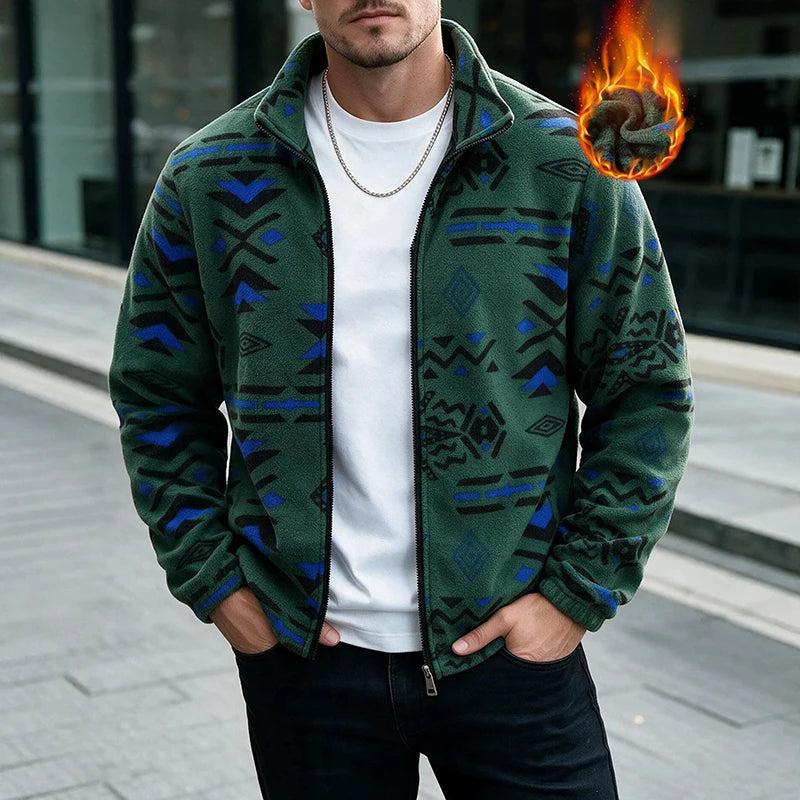Knox Pattern Zip Jacket