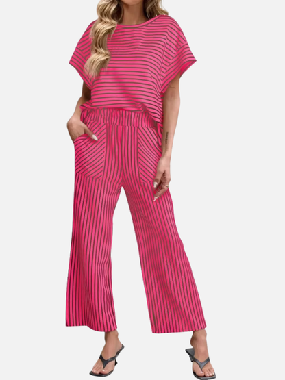 BROOKE COASTAL STRIPE SET