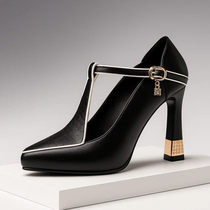 Vespera Luxe T-Strap Heels