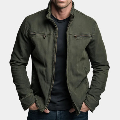 BRAXTON COTTON ZIP JACKET