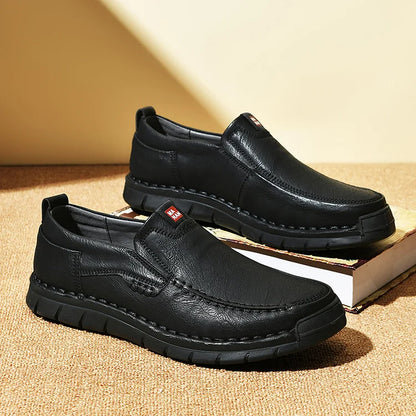 MONTELLO – ELEGANT LEATHER SLIP‑ON SHOES