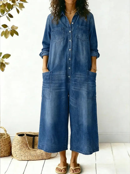 Casual Cotton Jumpsuit