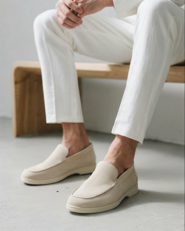 Old Money Suede Loafers