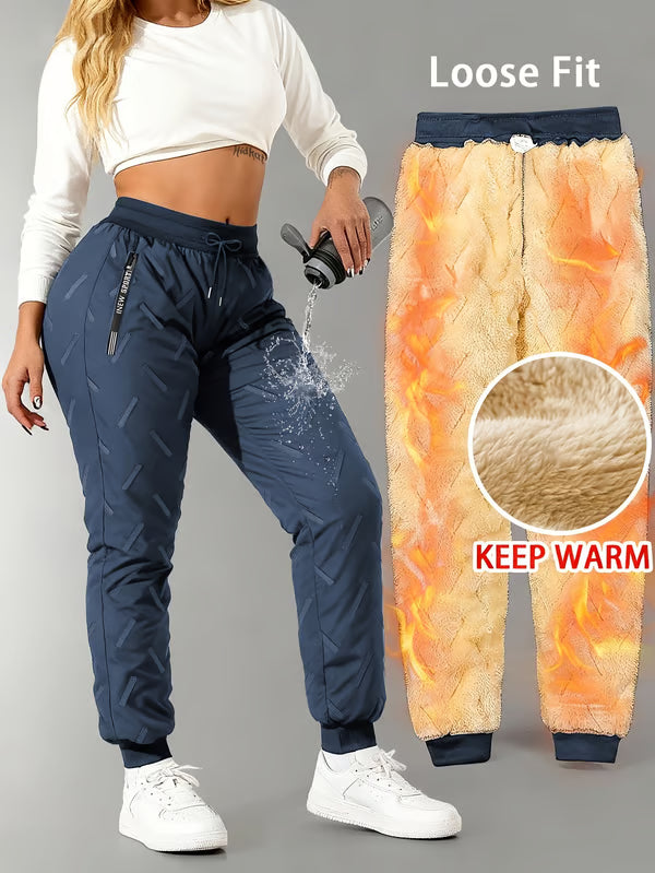 Unisex Fleece-Lined Thermal Outdoor Pants