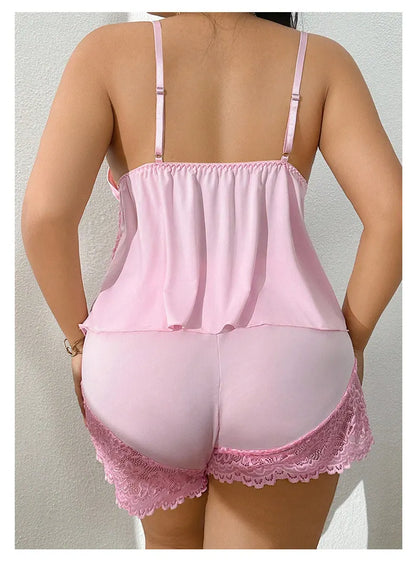 Elegant Lace Pajama Set💞